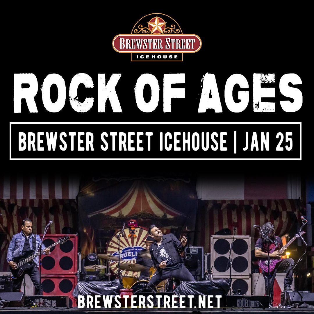 ‼️ON SALE NOW‼️

Rock of Ages: A Tribute to the Legends is coming to Brewster Street Icehouse! 🎸🤘 From Billy Idol to Lynyrd Skynyrd, experience the ultimate celebration of rock’s greatest anthems live on stage. Don’t miss it!

🎫: brewsterstreet.net