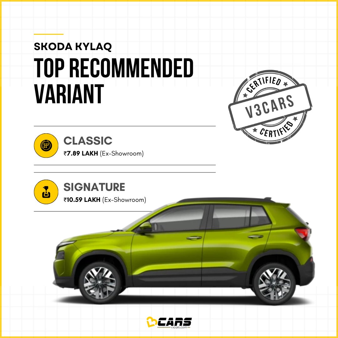 v3cars's tweet photo. Find out which variant of the 2024 Skoda Kylaq you should buy. #V3Certified
https://t.co/GL4JBev1GA

#V3Cars #V3CarsVE #V3VE #V3CarsVariantsExplained #V3VariantsExplained #V3CarsRecommendation #Skoda #SkodaKylaq #Kylaq #SUV https://t.co/QUrn7YlduM