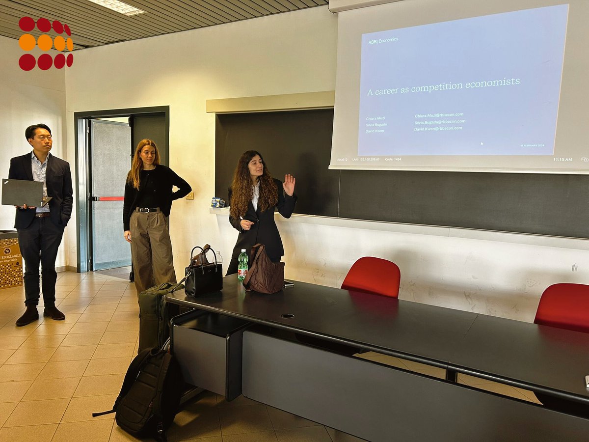 MSc in European Economy and Business Law (@msceebl) on Twitter photo A big thank you to RBB Economics and to all who attended and made the seminar an important occasion to bridge academic learning with professional opportunities.
Stay tuned for more events and opportunities coming your way. 👋
@carciccar
<a href="/unitorvergata/">Università di Roma Tor Vergata</a>
<a href="/DEF_TorVergata/">DEF Tor Vergata</a> A big thank you to RBB Economics and to all who attended and made the seminar an important occasion to bridge academic learning with professional opportunities.
Stay tuned for more events and opportunities coming your way. 👋
@carciccar
<a href="/unitorvergata/">Università di Roma Tor Vergata</a>
<a href="/DEF_TorVergata/">DEF Tor Vergata</a>
