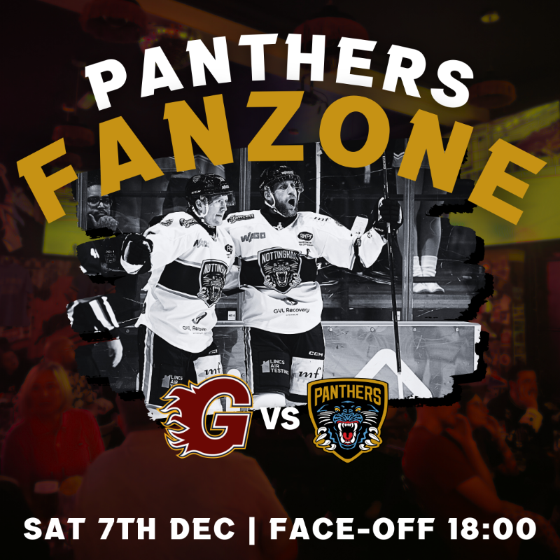 PanthersIHC's tweet photo. Panthers Fanzone is back this Saturday at @blindrabbitnott 📺 Watch Panthers @ Guildford with the #PanthersNation 😼

Tickets only £5 which includes a drink on entry! Secure your ticket below⤵️