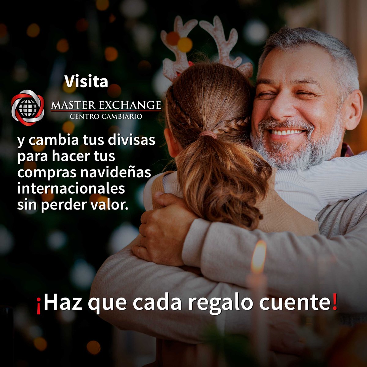 master_exchange's tweet photo. Cambia tus divisas con las mejores tasas y celebra estas fiestas sin preocupaciones.

#MasterExchange #NavidadInternacional #CambioDeDivisas #RegalosNavideños https://t.co/EePQrUpG3L