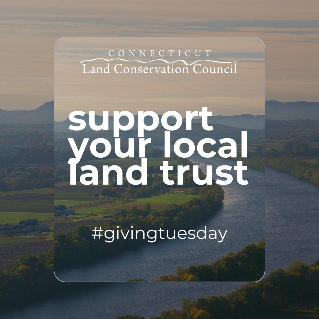 Join us in making a difference this Giving Tuesday! Visit your local land trust’s website to contribute &amp; learn more about their initiatives. Together, we can ensure a healthier, more sustainable CT for generations to come. Find your CT Land Trust bit.ly/3T42j6y