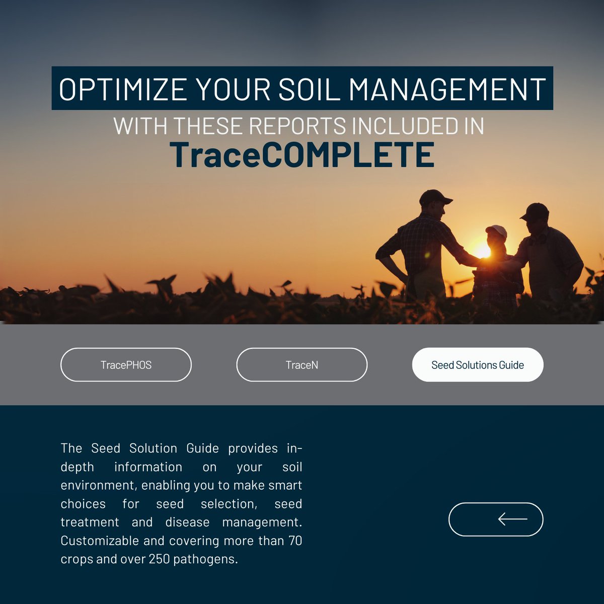 tracegenomics's tweet image. Actionable reports using data from your soil!
#actionableinsights #soilintelligence