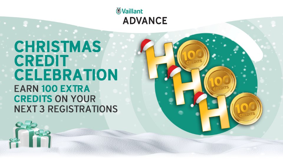 To celebrate Christmas, we're giving you 100 extra credits on your next 3 registrations!

Simply activate the offer in your Advance account and begin to register your installs.

T&amp;Cs apply and can be found in our offers section.