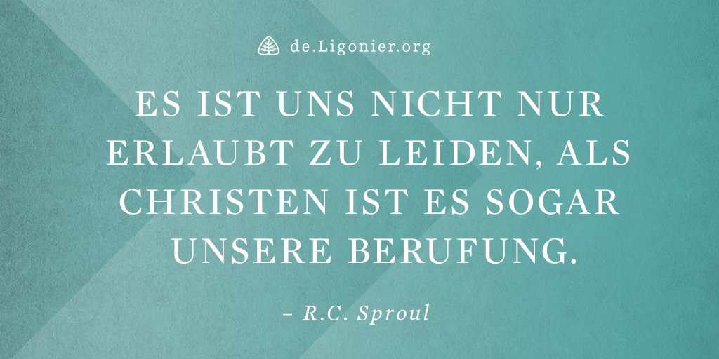 Es ist uns nicht nur erlaubt zu leiden, als Christen ist es sogar unsere Berufung. - R.C. Sproul

#Leiden #Christen #Berufung #Glaube #Erlaubnis