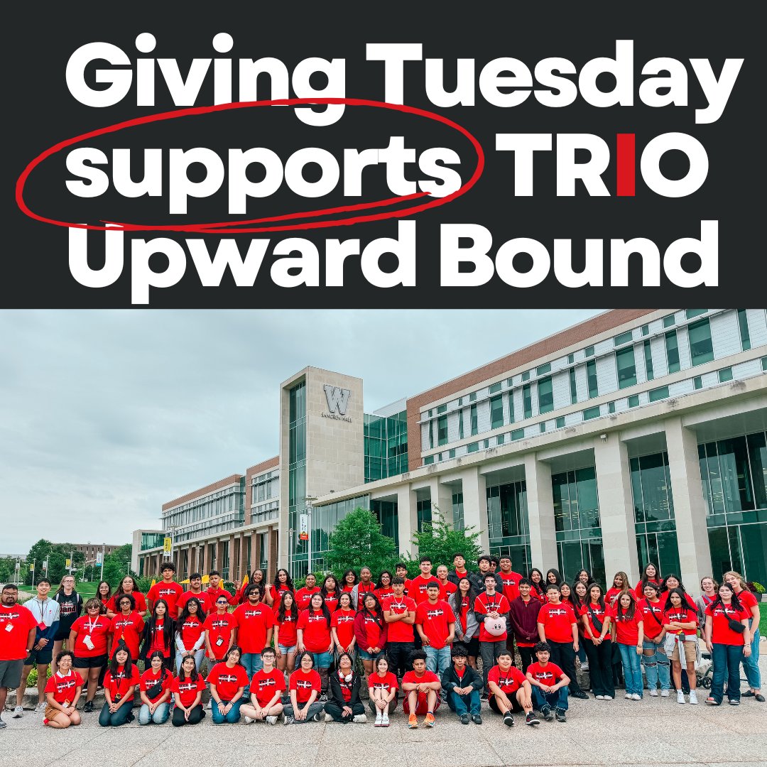 TRiOUBHope's tweet photo. TRIO Upward Bound students, parents, alumni, and supporters are resilient, strong, game-changers, barrier-breakers, determined, accomplished, and more.
This Giving Tuesday, please consider supporting the TRIO Upward Bound Scholarship Fund
https://t.co/5yhOtMqQp1 https://t.co/NKtQBucCcG
