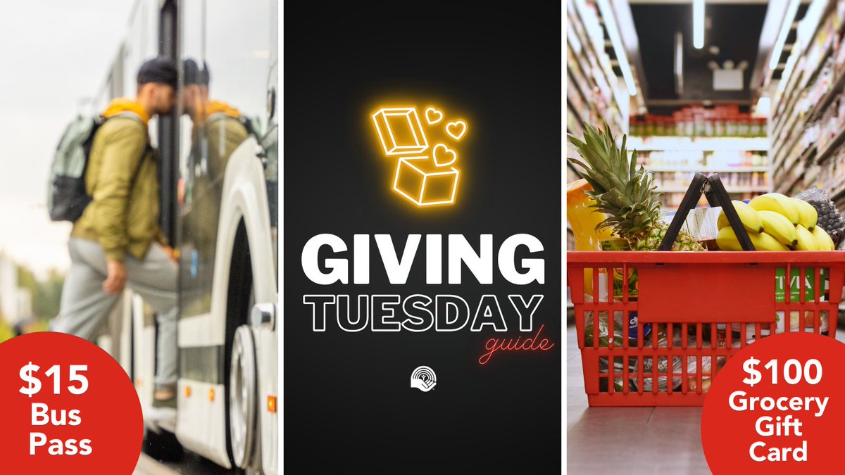 This #GivingTuesday, your generosity can make a real difference! 🌟

Donate today to provide food, hygiene products, or mental health support. 

❤️ $15 - Bus Pass
❤️ $50 - Basic Needs Gift Card
❤️ $100 - Grocery Gift Card

Help make an impact: weareunited.com/your-giving-tu…