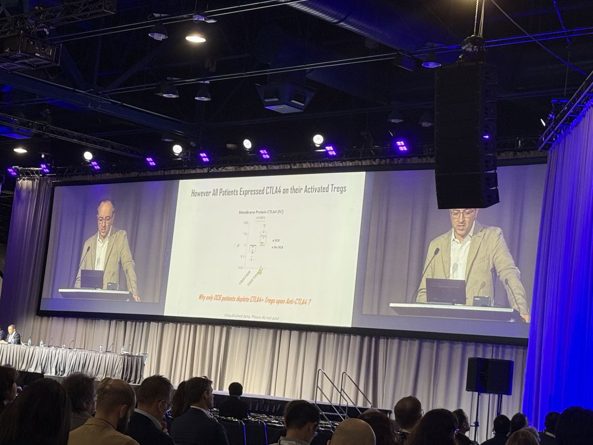 AdageneGlobal's tweet image. We loved Dr. Aurelien Marabelle’s talk @sitcancer 2024 on CTLA-4-mediated Treg depletion, highlighting the CTLA-4 + PD-1 combo’s benefits across cancer types. He reinforced the value of early immunotherapy &amp;amp; its impact on MSS CRC. Learn about ADG126: loom.ly/m_8X16s