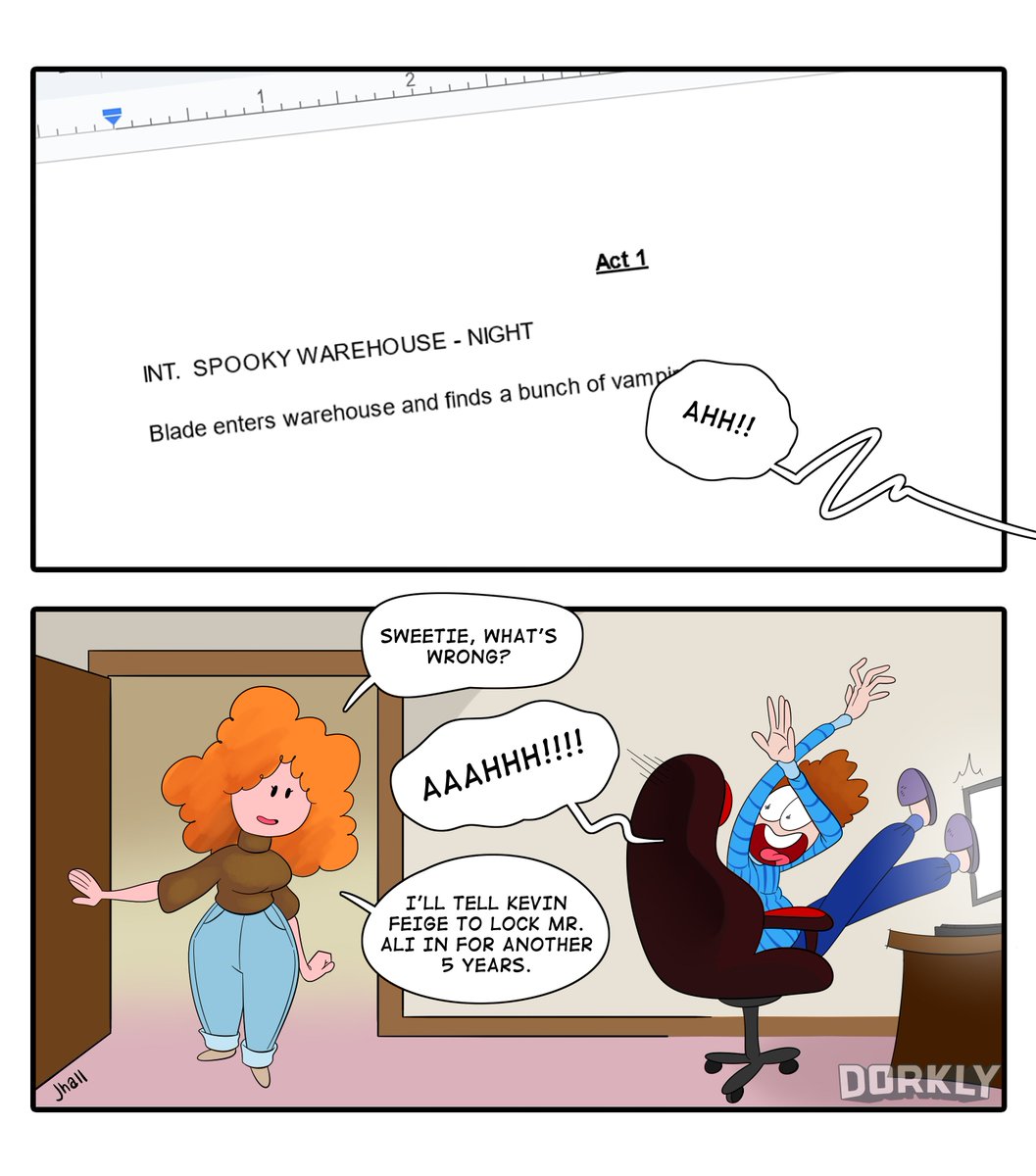 The reason Disney still hasn't made a Blade movie.

Written &amp; Illustrated by <a href="/JHallComics/">Jhallcomics on Blooski🦋</a>