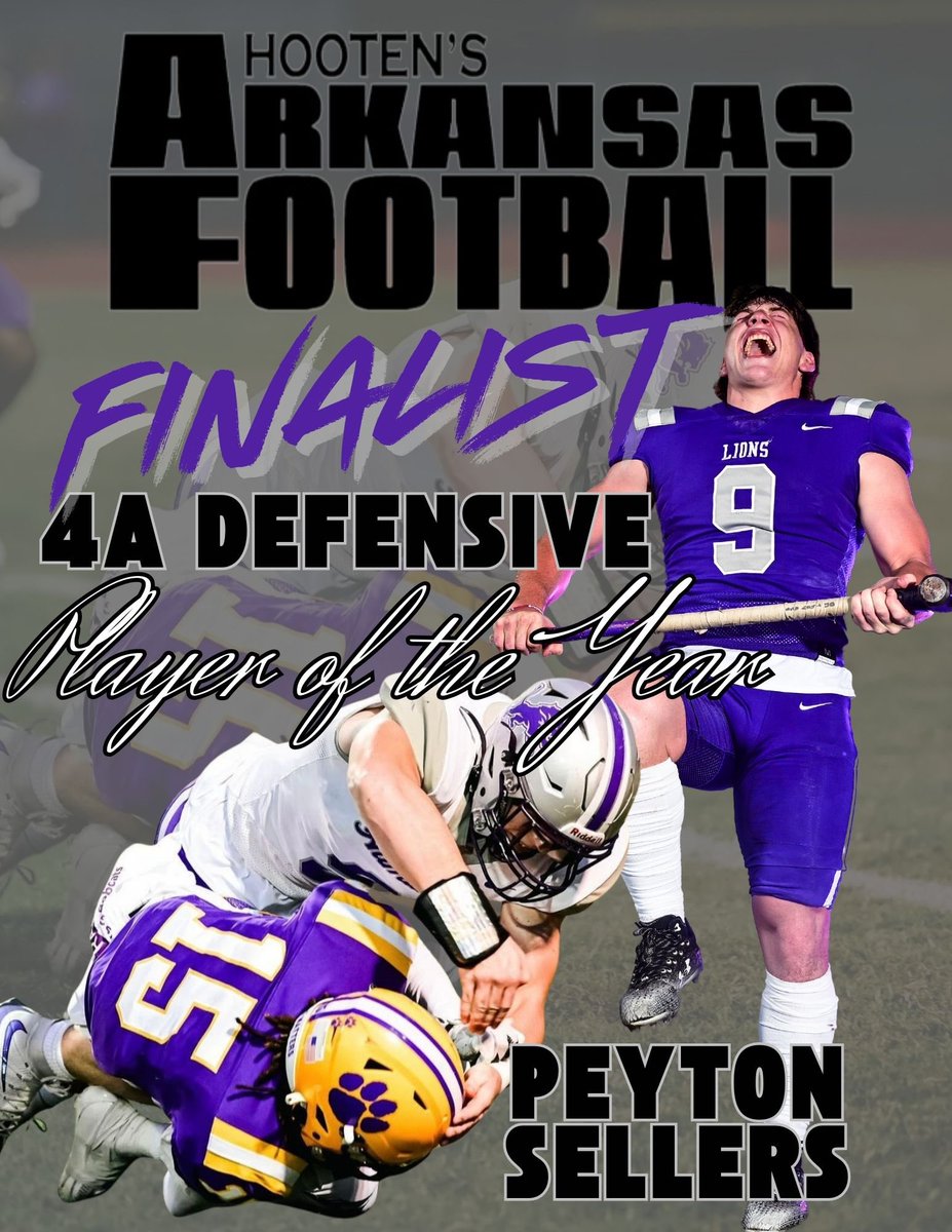 Hamburg Lions Football (@hlions_football) on Twitter photo Congratulations to Hamburg LB <a href="/peyton2246/">Peyton Sellers</a> for being named a finalist for the Hooten’s Arkansas Football 4A Defensive Player of the Year! He finished the 1st in the state and 7th in the Nation in Tackles #wintheday Congratulations to Hamburg LB <a href="/peyton2246/">Peyton Sellers</a> for being named a finalist for the Hooten’s Arkansas Football 4A Defensive Player of the Year! He finished the 1st in the state and 7th in the Nation in Tackles #wintheday