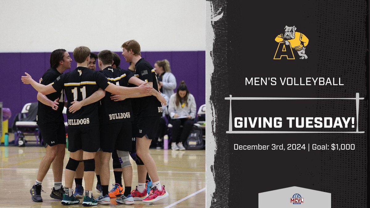 acmvolley (@acmvolley) on Twitter photo Today is Giving Tuesday! Please support your Adrian College Men’s Volleyball team in our efforts to achieve our goal. Without your constant support we wouldn’t accomplish the things we have. Below is the link to the website. Please help us reach our goal!
t.e2ma.net/webview/1crbqi… Today is Giving Tuesday! Please support your Adrian College Men’s Volleyball team in our efforts to achieve our goal. Without your constant support we wouldn’t accomplish the things we have. Below is the link to the website. Please help us reach our goal!
t.e2ma.net/webview/1crbqi…