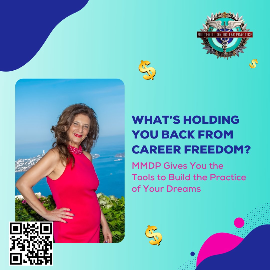 DalalAkoury's tweet image. You deserve career freedom. MMDP teaches you how to build a private practice that aligns with your vision and values, while offering financial freedom and balance.
👉 Visit mmdp.ai to learn more.
 
#CareerFreedom #PrivatePracticeSuccess #MMDP #HealthcareProfess