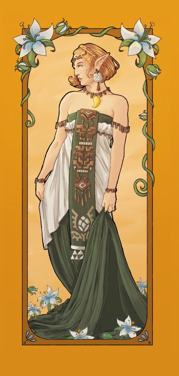 teethjarz's tweet photo. wip is taking longer than expected so here is something i made awhile ago, January 12th,, this was an attempt at Alphonse mucha's artstyle, im definitely thinking about recreating this
#alphonsemucha #artnouveau #TheLegendOfZelda #TearsOfTheKingdom #TLoZ #totk #totkfanart #Zelda https://t.co/1EaJQR0fJp
