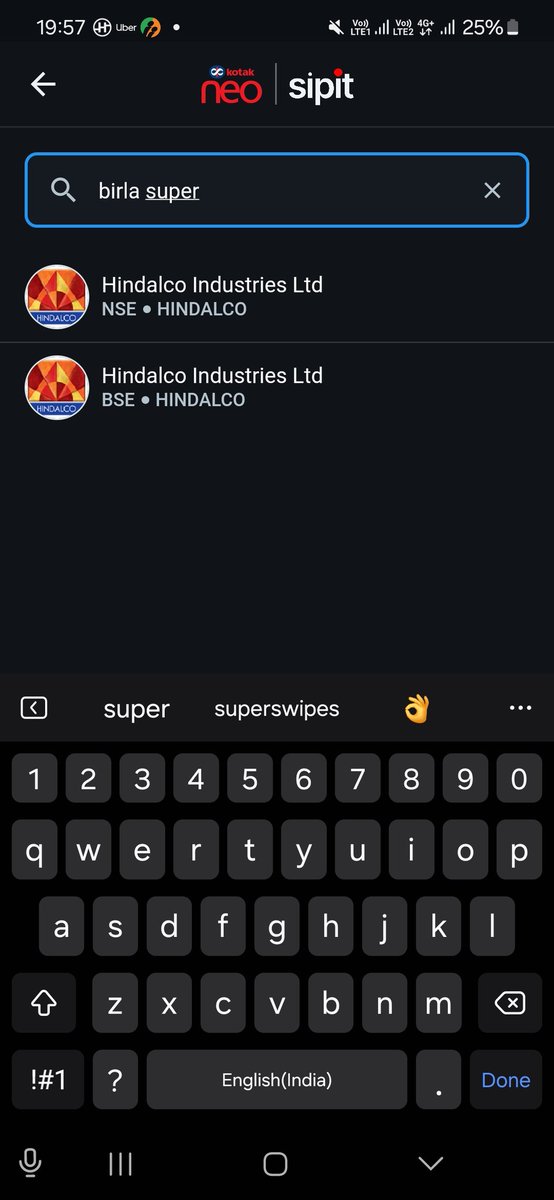 deep31993's tweet photo. @Ashish1Nanda Tried in the excitement. It works for even lesser known brands. 

#kotak neo https://t.co/jPMXZDLtTg