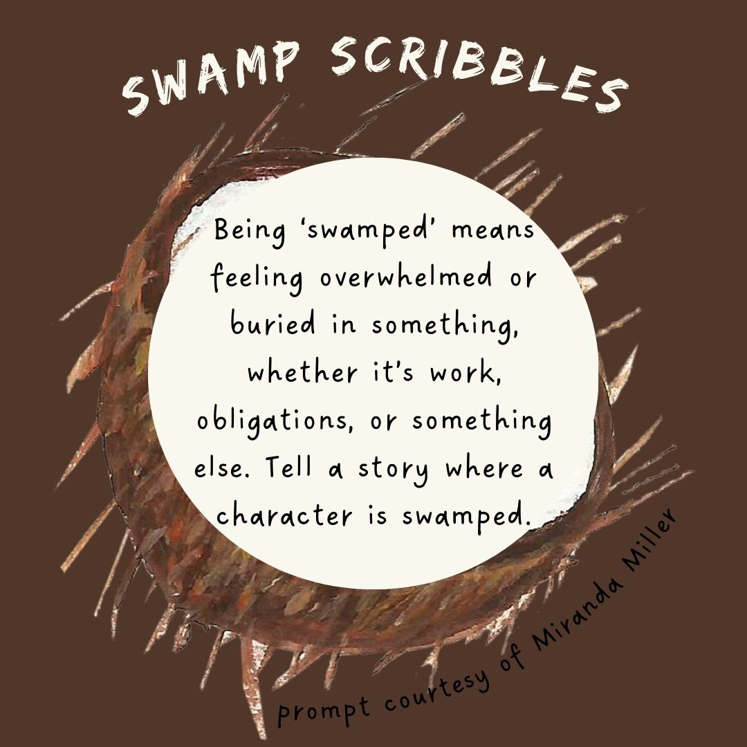 The perfect prompt for the end of a swampy semester🐊🏫