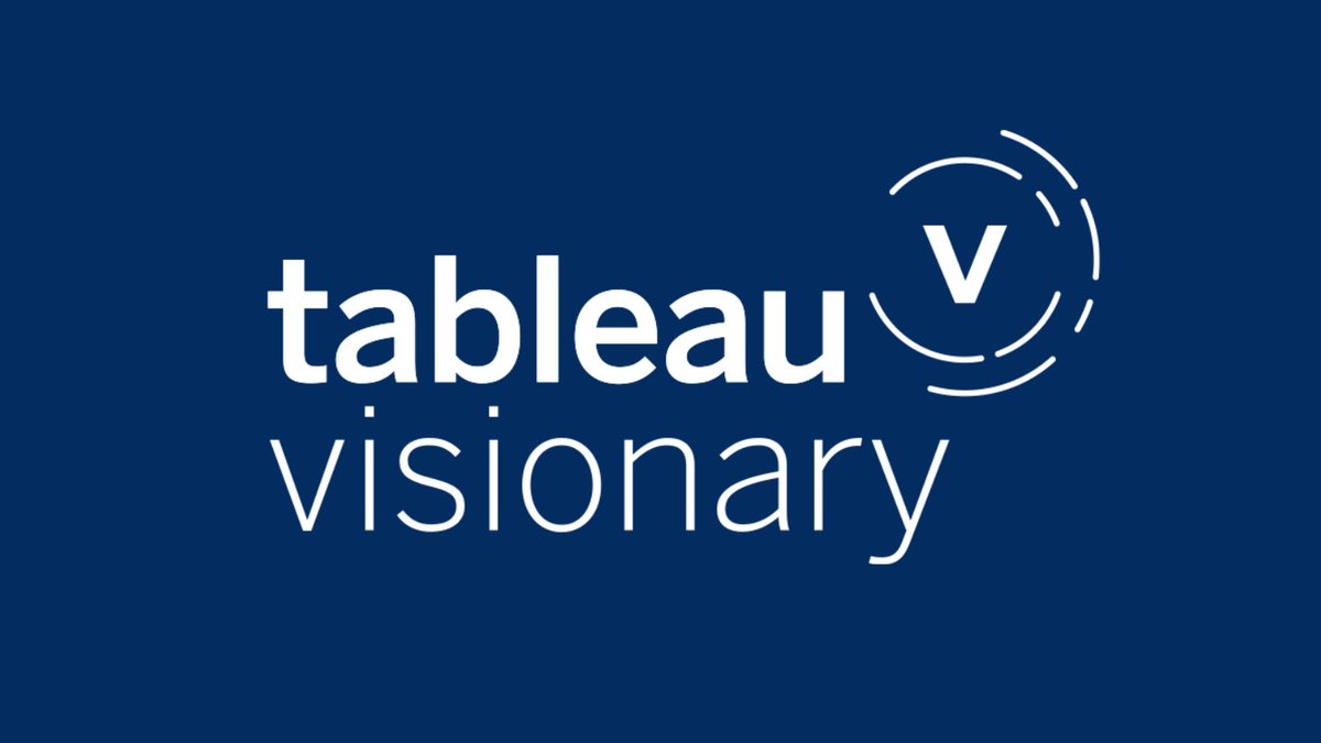 Recognized for their contributions, Tableau Visionaries are nominated by the community and represent diverse skill sets, backgrounds, and interests from all around the world.

Nominate yourself or a leader for the 2025 #TableauVisionary class by January 9: tabsoft.co/3Vm3nnr