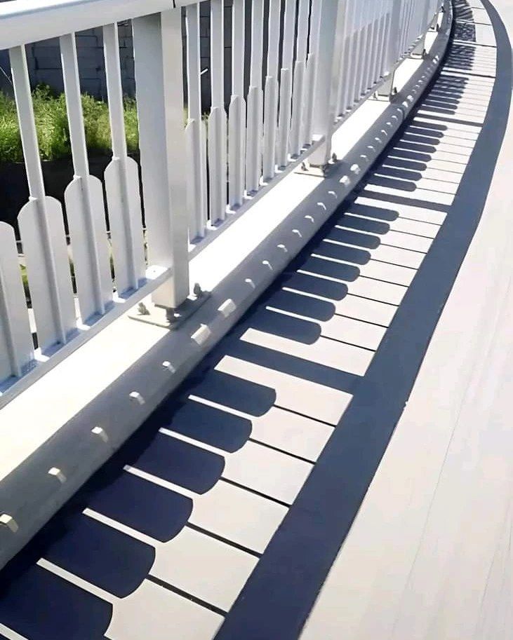 DanPerforms's tweet photo. Perfection
#PianoShadow #CreativeIllusion #SunlightArt #MusicalShadows #OpticalIllusion #ArtInEverydayLife #FenceArt https://t.co/N6zyMWYfct