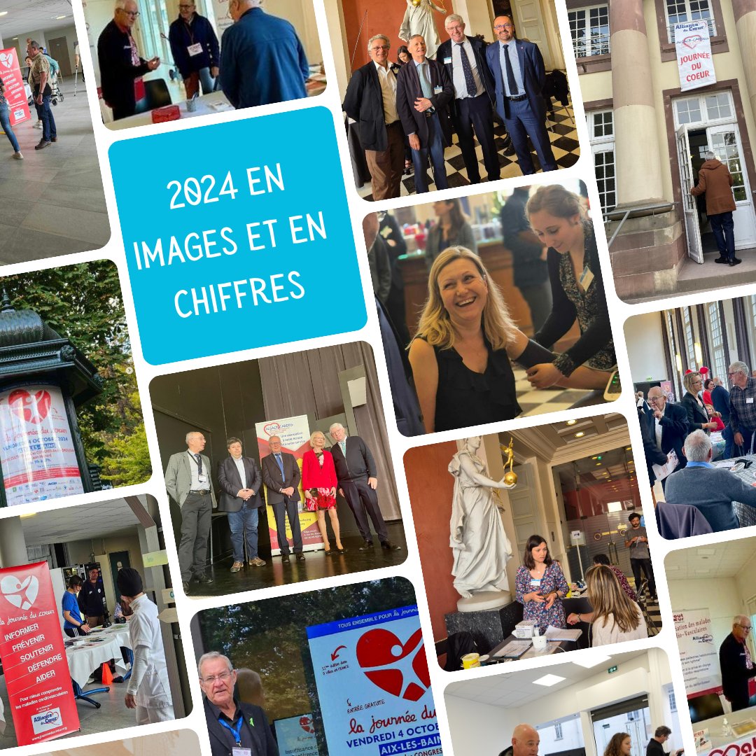 Rétrospective 2024 : 
🔹 9 Journées du Cœur organisées partout en France.
🔹 3000 participants accueillis
🔹 + de 800 dépistages réalisés 
🔹  6 campagnes réalisées avec nos partenaires <a href="/SanofiFR/">Sanofi en France</a> &amp; <a href="/doctolib/">Doctolib</a> .
🔹 + 5k abonnés sur nos réseaux sociaux ! 
 
2025, nous voilà 🚀