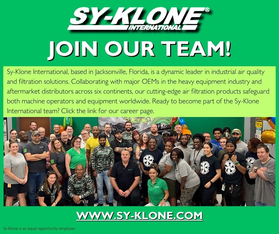 SyKloneInt's tweet photo. Join Team Sy-Klone 🙎‍♂️🙎‍♀️🎉

Sy-Klone is a global leader in industrial air quality and filtration. We deliver advanced air filtration solutions that protect both machinery and operators worldwide. Join the Sy-Klone team today!

For job openings, click here: https://t.co/xc34UTB0FK https://t.co/iiiuAXewD9