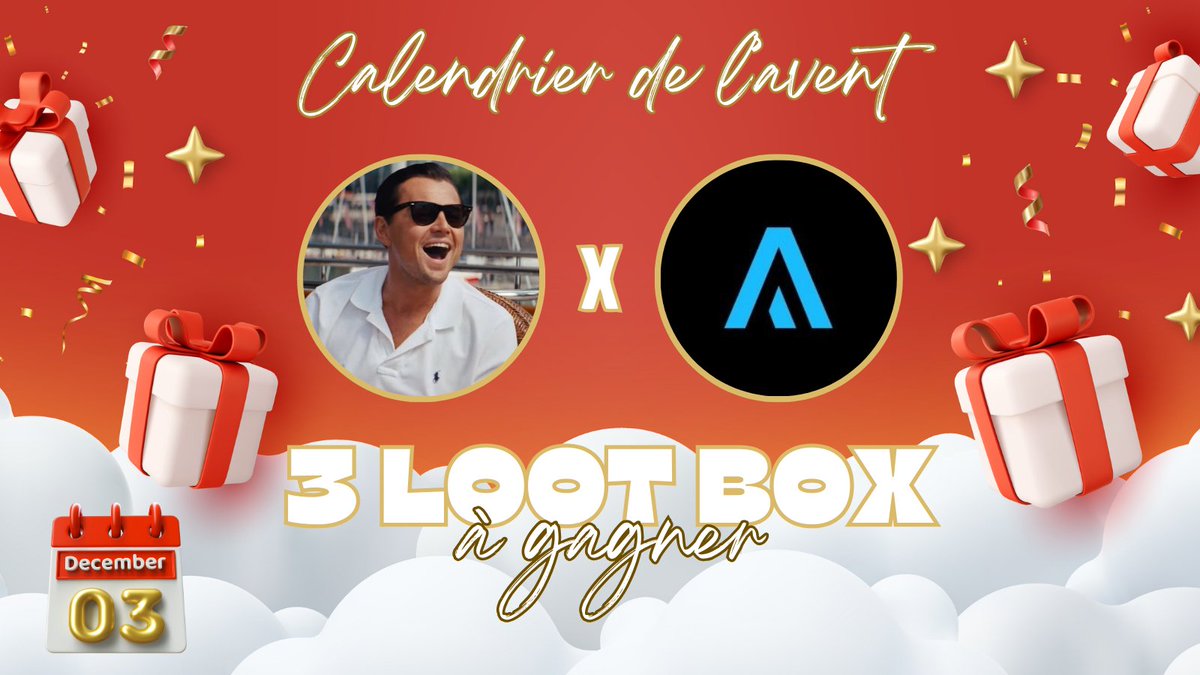 DempseyWeb3's tweet image. 🎄 CALENDRIER DE L'AVENT #3 🎅

🎁 3 Loot Box qui vous offrent une chance de gagner des lots de fou (500 $USDC ou encore un NFT de 2,000$)

Aujourd'hui c'est avec @AgoraHub_io qu'on vous régale!

👉 Pour participer:

✅RT
✅Follow @DempseyWeb3 &amp;amp; @AgoraHub_io
✅Tag 2 bros