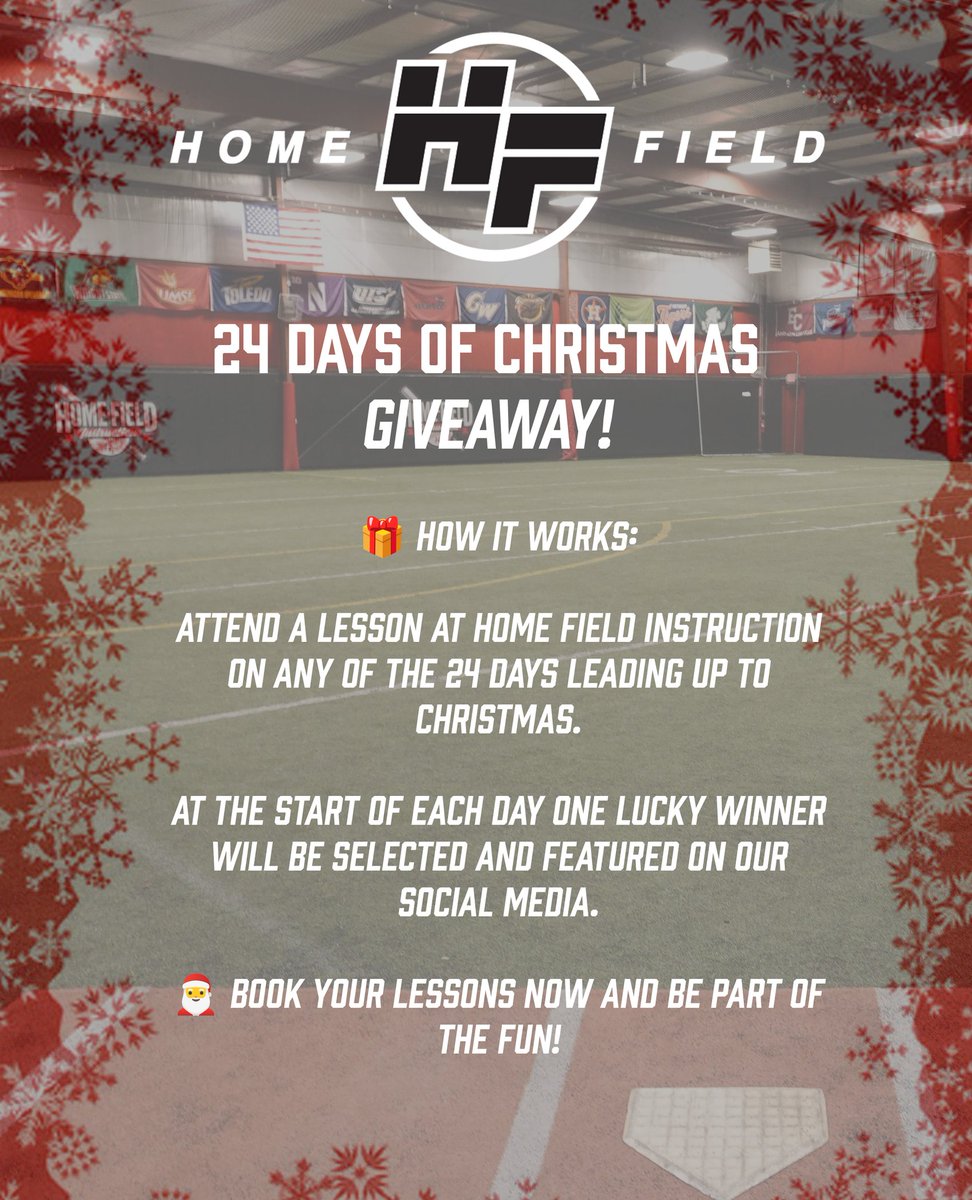 🎄 24 Days of Christmas Giveaway! 🎄
This holiday season, we’re giving back to our amazing clients with our Advent Calendar Giveaway!

✨ BONUS: Stay tuned for a Grand Prize Giveaway on Christmas Eve!

🎅 Book your lessons now and be part of the fun!

#HFGivvy #24DaysOfChristmas