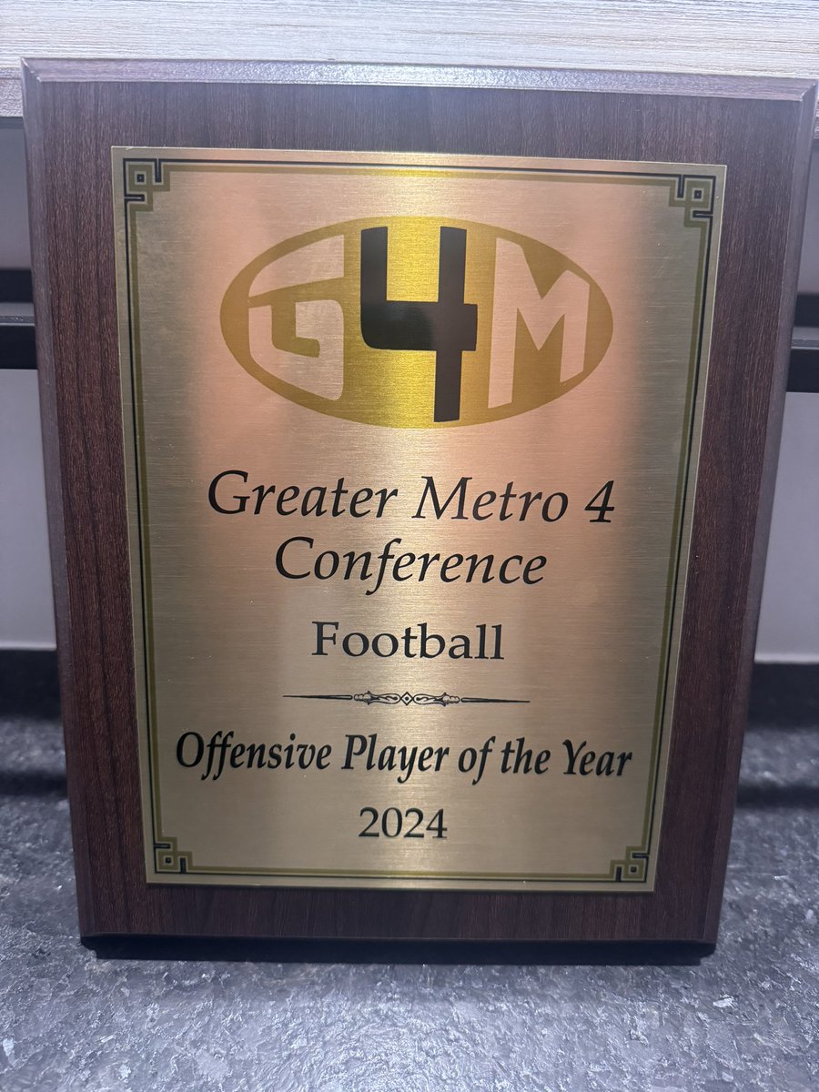 Thankful to have been represented as the conference offensive player of the year! <a href="/Mooresville_FB/">Mooresville Football</a> #NoSurrender