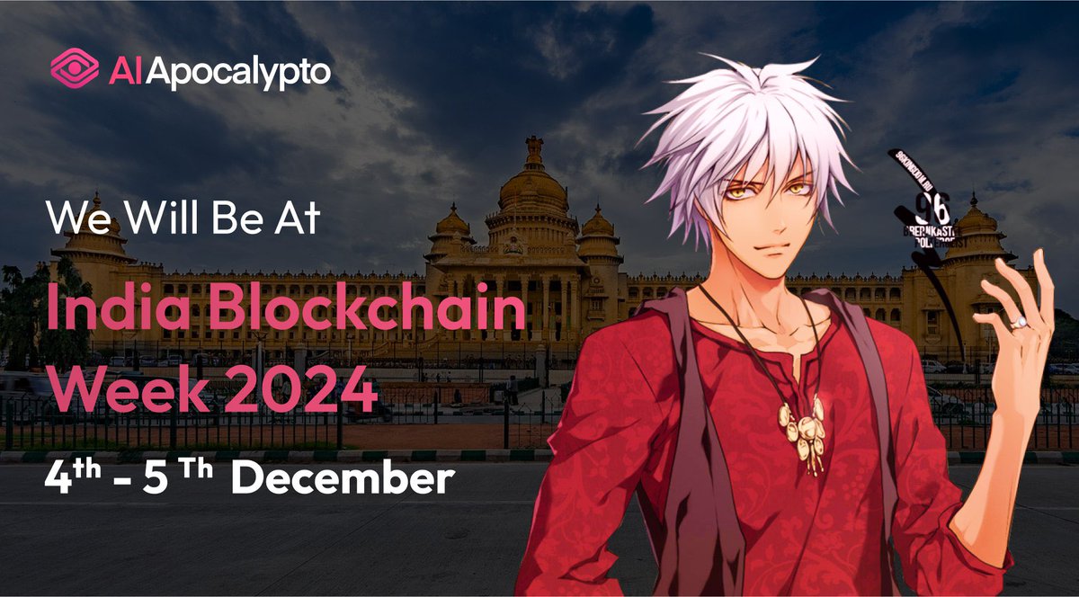 AIApocalypto's tweet image. Our Co-Founder and CMO @AIA_Ken will be at @IBWofficial ! 🇮🇳

Just DM him if you wanna meet and discuss anything between Web3 and AI! 🙌

#IBW #indiablockchainweek #ibw24