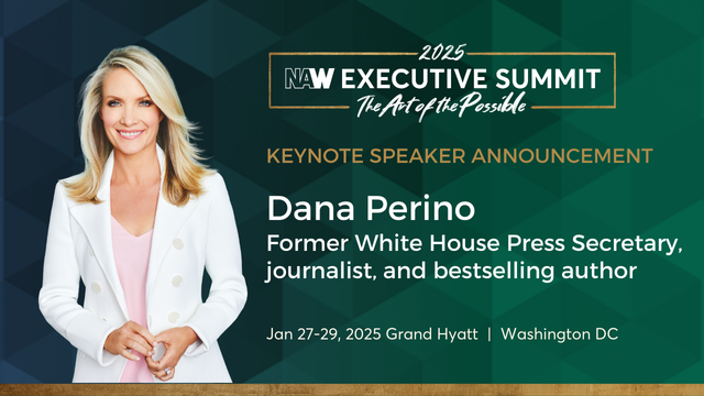 An event that delivers every year! The NAW Executive Summit is back, and <a href="/DanaPerino/">Dana Perino</a>  is headlining with an inspiring keynote. Don’t risk missing out—last year’s event sold out fast. Register today! naw.org/events/executi…