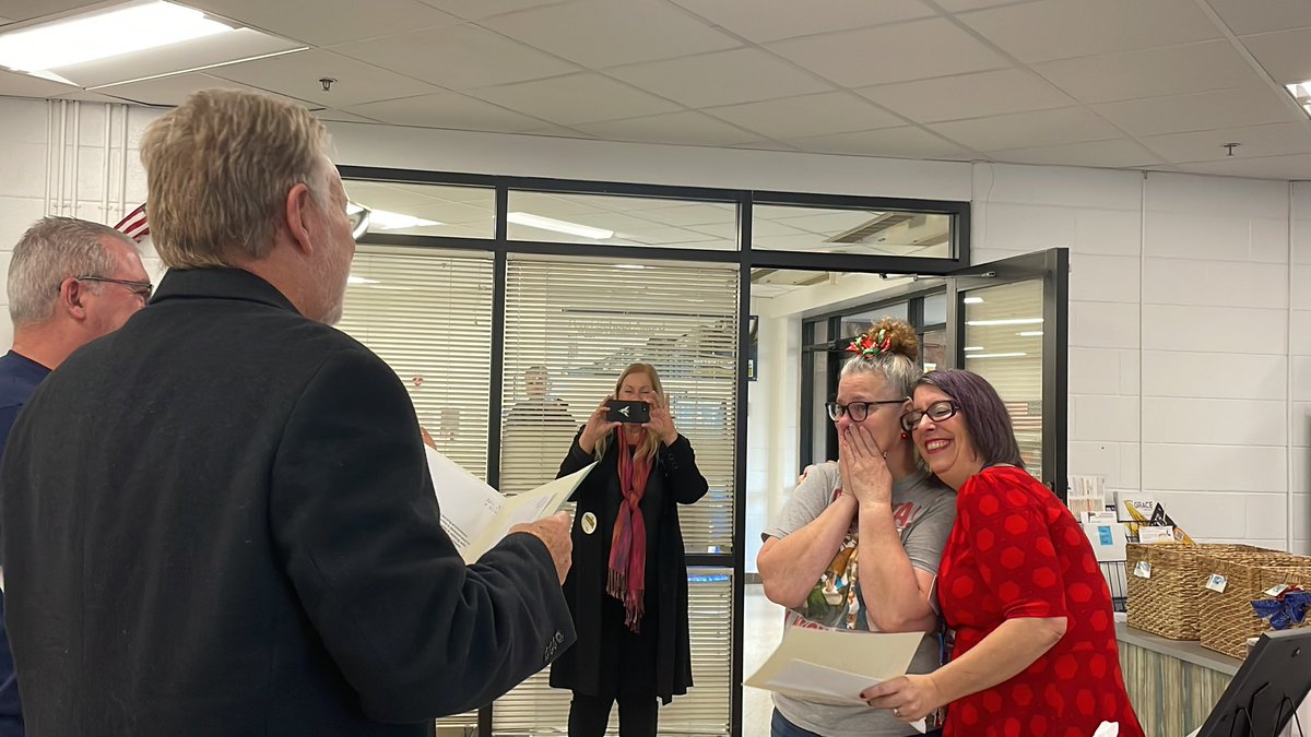 Congratulations to Ms. Teresa Stewart and Ms. Kelly Gregory for being named Educators of the Year by the <a href="/Rotary/">Rotary International</a> Club of Hampton Roads! Keep doing the heart work, ladies! We are so proud to have you #InTheNest! <a href="/vbschools/">VBSchools</a> <a href="/KarlaYo78612102/">Karla Young</a> <a href="/tas11864/">Teresa Stewart</a>