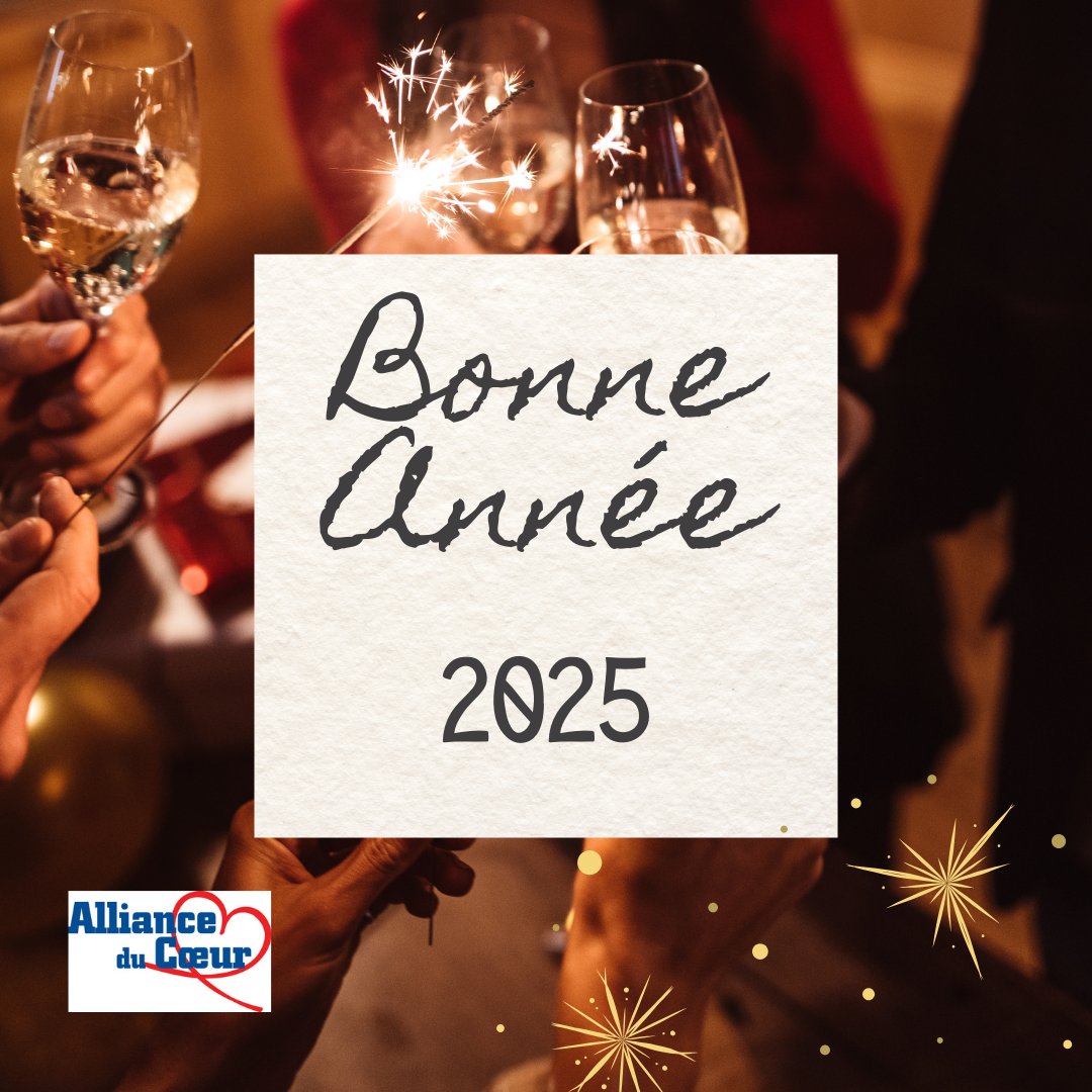 💫En ce 1er janvier, nous vous adressons nos meilleurs vœux de santé, de bonheur et de sérénité. 
Que 2025 soit synonyme de douceur, de solidarité et de réussite pour chacun d’entre vous. ✨