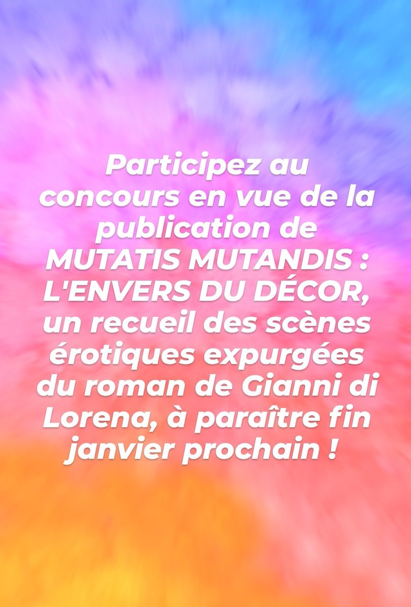 GianniDiLorena's tweet photo. Participez au concours de lecture  MUTATIS MUTANDIS !

@OlniEditions

#contedefee #conte #livre #ecrivain #auteur #merveilleux #fantastique #cycle #saga #roman #theatre #iletaitunefois #contedescontes #olnieditions #editionindependante #auteurfrançais #romanfantastique https://t.co/yNxBcEpFgK