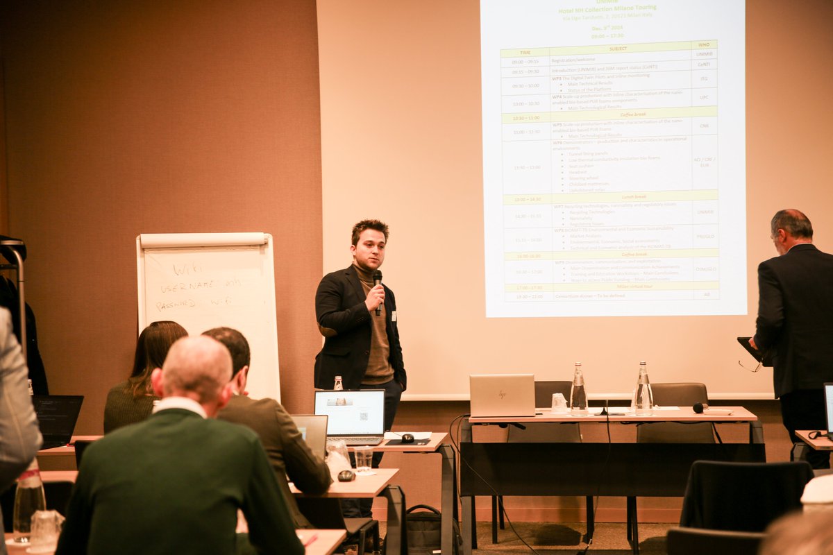 BIOMAT_Project's tweet image. The BIOMAT #Consortium is in Milan, Italy, for the Project’s final #meeting!
After four years of #collaboration, and #progress, this gathering brings together 25 international partners to reflect on the Project’s #achievements and its contributions to #sustainability.