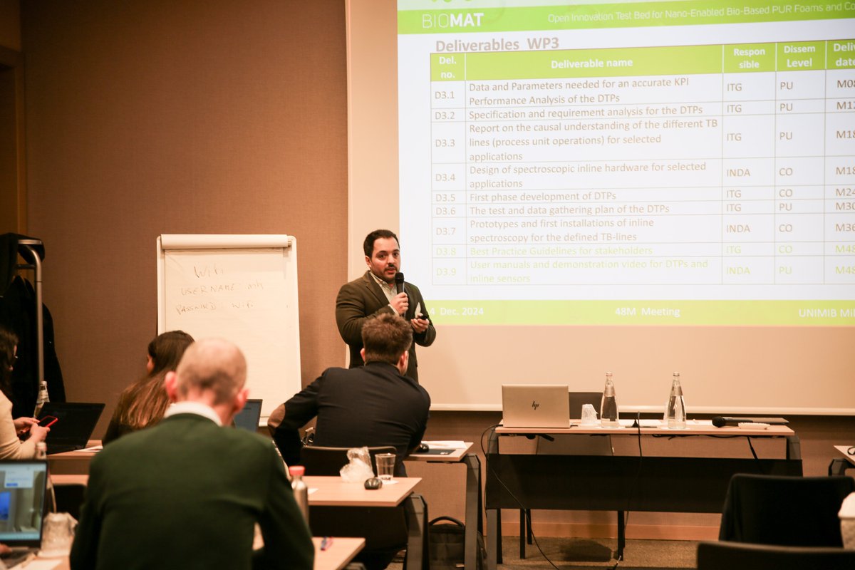 BIOMAT_Project's tweet image. The BIOMAT #Consortium is in Milan, Italy, for the Project’s final #meeting!
After four years of #collaboration, and #progress, this gathering brings together 25 international partners to reflect on the Project’s #achievements and its contributions to #sustainability.