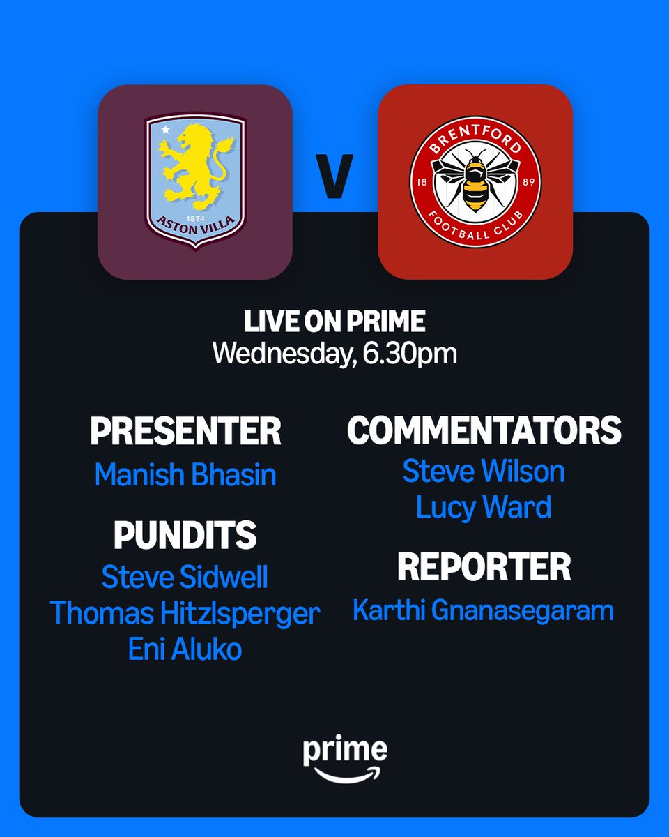 ⚽️ <a href="/AVFCOfficial/">Aston Villa</a> 🆚 <a href="/BrentfordFC/">Brentford FC</a>