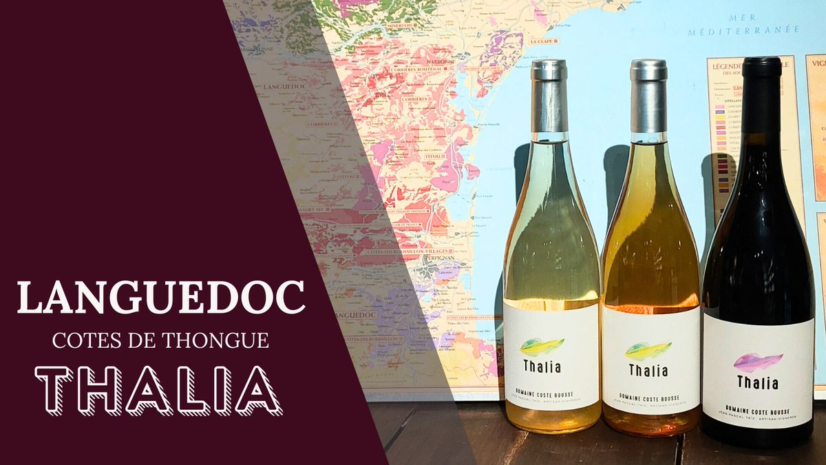 Discovery time! Meet Thalia, the latest from Domaine Coste Rousse, without added suphiltes. Whether you’re sipping the white, orange, or red, these unfiltered organic wines truly express the terroir. 🍷🍇 Available at the shop or online. #HourlierWines #OrganicWines