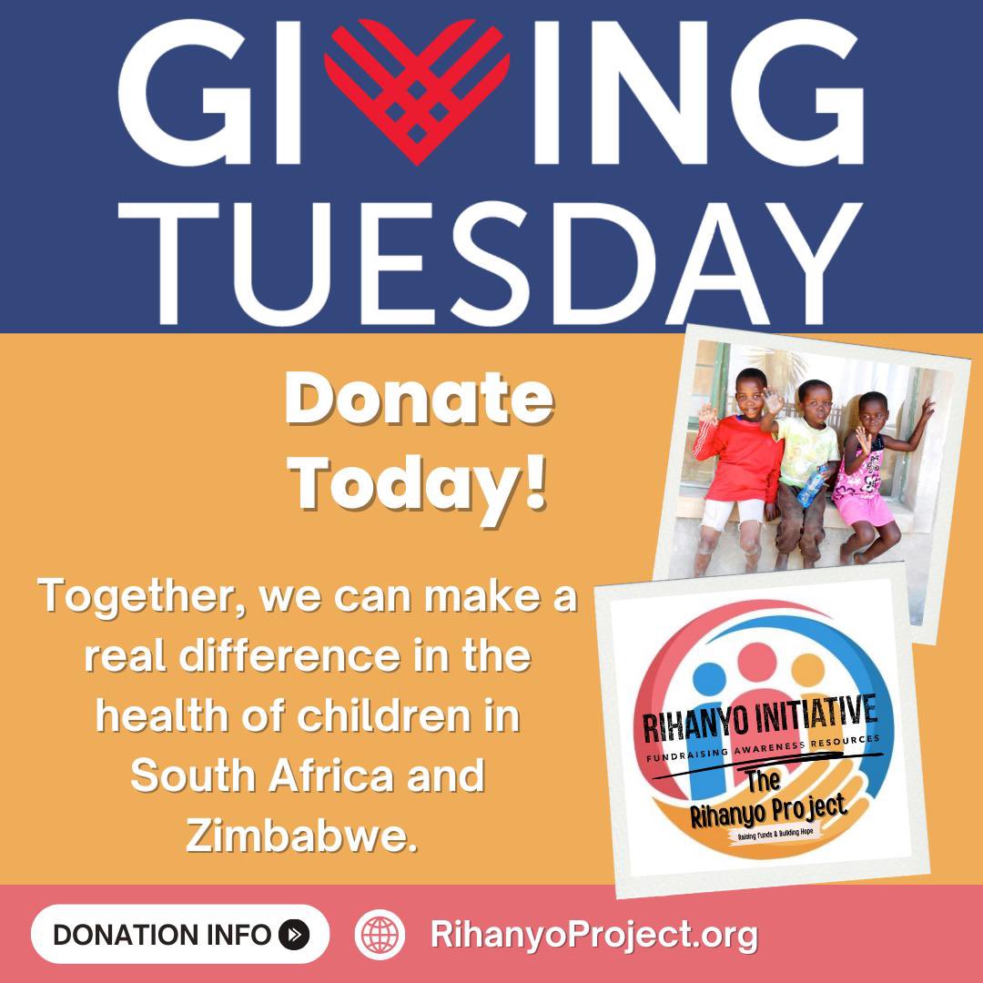 Kjaere's tweet photo. It's Giving Tuesday and YOU can make a difference in the health of children in Southern African communities by donating to The Rihanyo Project https://t.co/vY5LvX9iP1 @GivingTueAfrica #GivingTuesday2024 #MakeADifference #health #donate #southafrica #zimbabwe @GivingTuesday https://t.co/mNc1oyoJ82