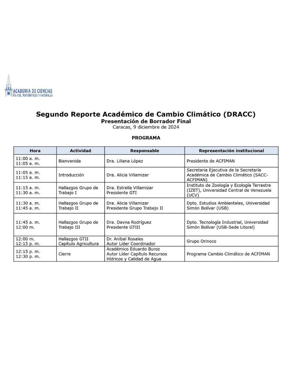 Acfiman presentará borrador final del Segundo Reporte Académico de Cambio Climático #9Dic

📌 acfiman.org/acfiman-presen…