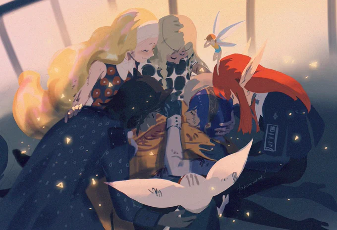 quick sketch i needed to get off my brain T_T i love the whole team soo much 