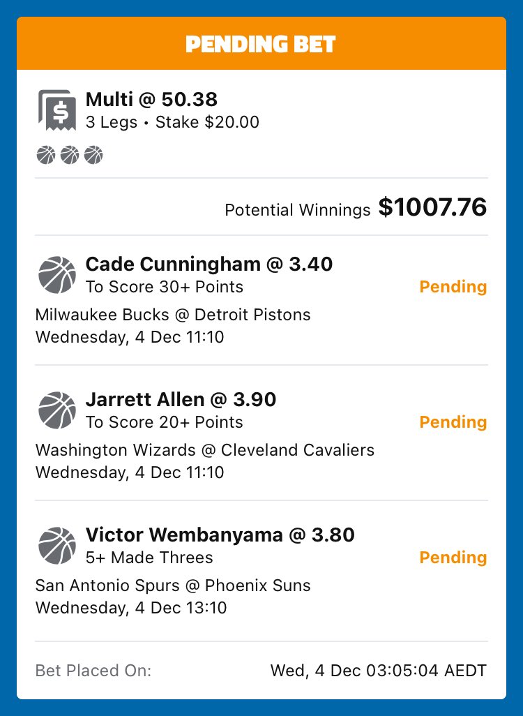 PicksByJ_'s tweet photo. Todays lotto 🤞🏽

#GambingX #NBA #DraftKings #sportsbet #Crypto https://t.co/g1z9KiuzG2