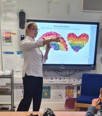 This week nutritionist Georgia from <a href="/AccentCatering/">Accent Catering</a> has been leading sessions with our junior children on the importance of Eating the Rainbow (incorporating a wide variety of fruits and vegetables).