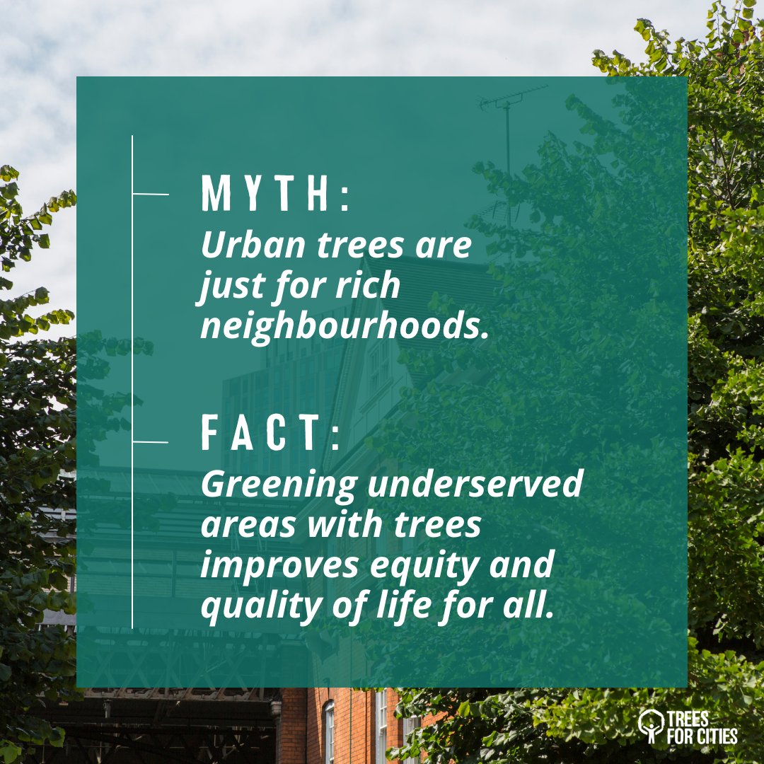 TreesforCities's tweet photo. Trees should be planted in areas that need them the most 🏡

Trees provide cleaner air, cool from heatwaves and improvements to health and wellbeing. These are vital to all people which is why everyone should have access to trees.

Help make this happen: https://t.co/XOujPT3IOH