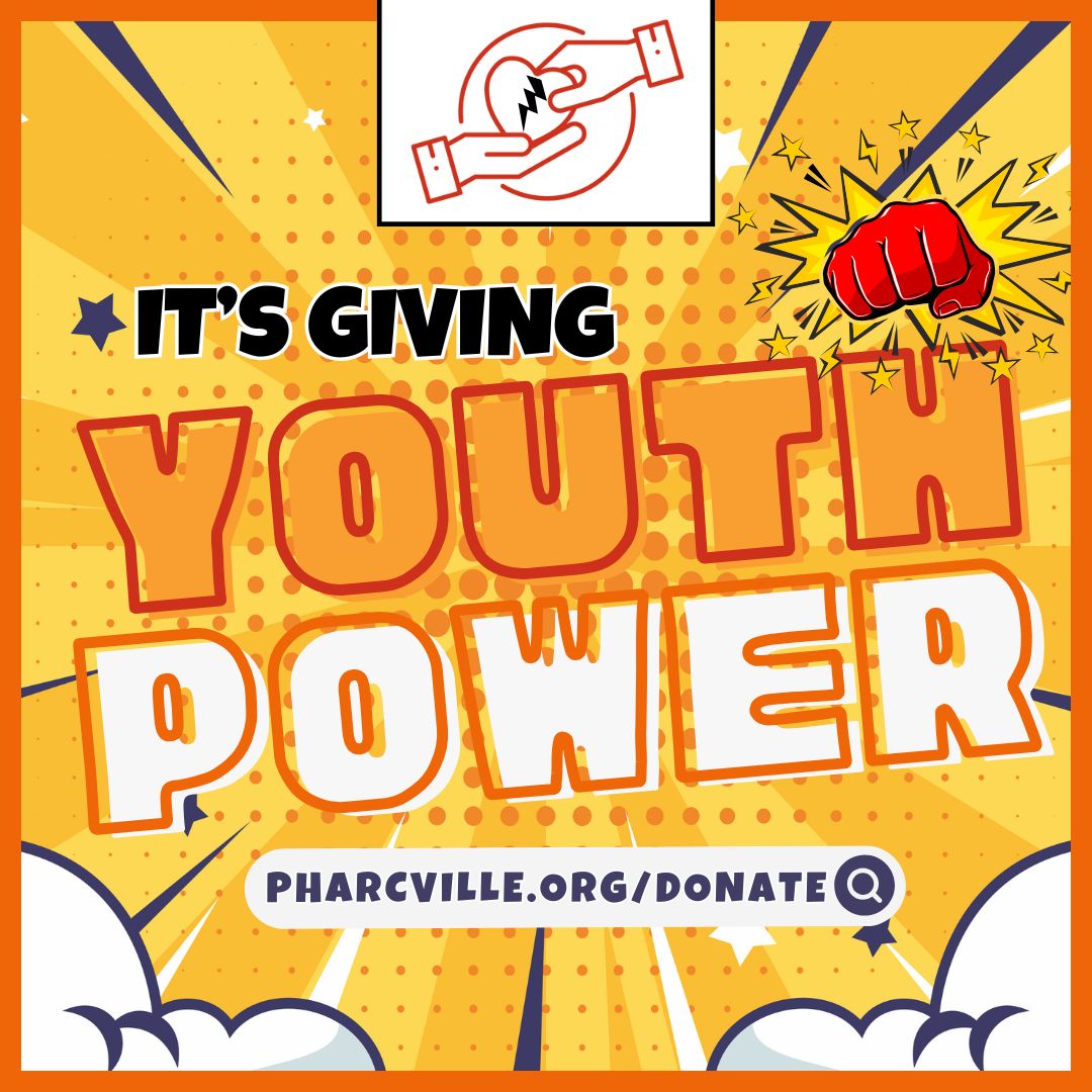Today’s the day to unleash the superpowers of future changemakers! 💥 Every #GivingTuesday donation supports our Youth Leadership Program and the leaders of tomorrow🌱
Don’t wait—be their sidekick! Head over to pharcville.org/donate to be part of the movement🦸‍♂️
#YouthSuperpower