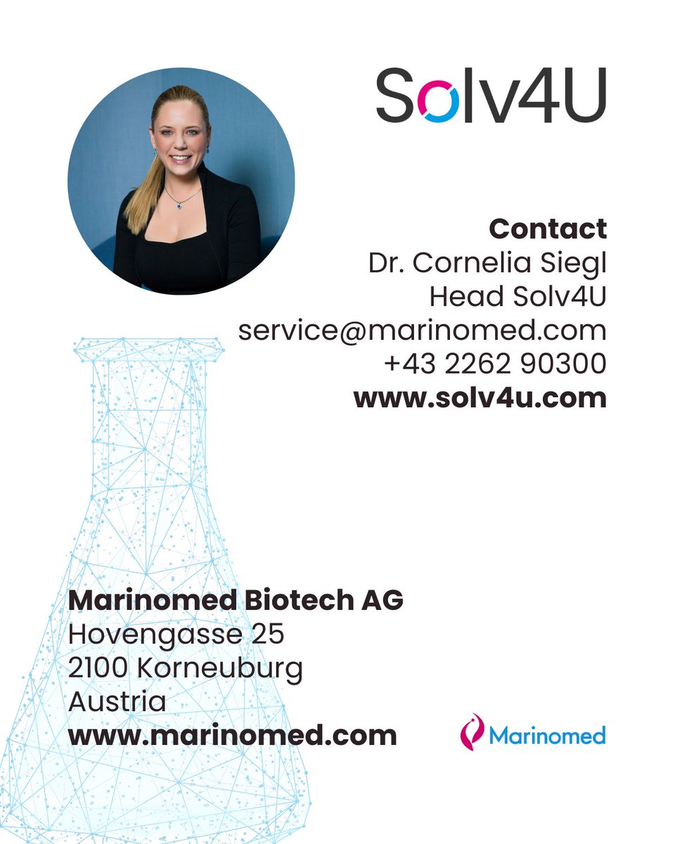 Did you know that we now also offer #pharmaceutical services for clients? 🔬

Are you in need for a scientific solution? We might have the answer!

Have a look at our website ➡️ solv4u.com/en/services-bd…

Contact us at ➡️ service@marinomed.com

#oceanofideas #services