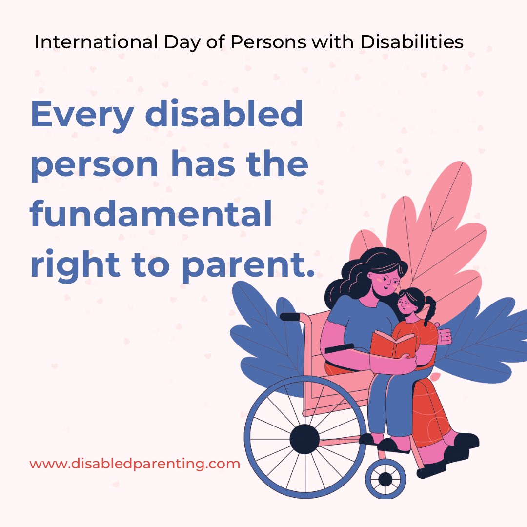 Every disabled person has the right to parent their children. This #IDPD2024, we're fighting for a world where all parents are supported and empowered.