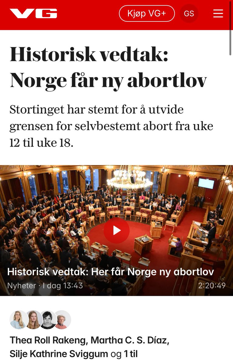 gautebs's tweet image. En av de stolteste seirene i AUF-historien! Utrolig glad for dette gjennomslaget som sikrer at abortnemndene fjernes, og at kvinner skal få bestemme selv fram til uke 18.