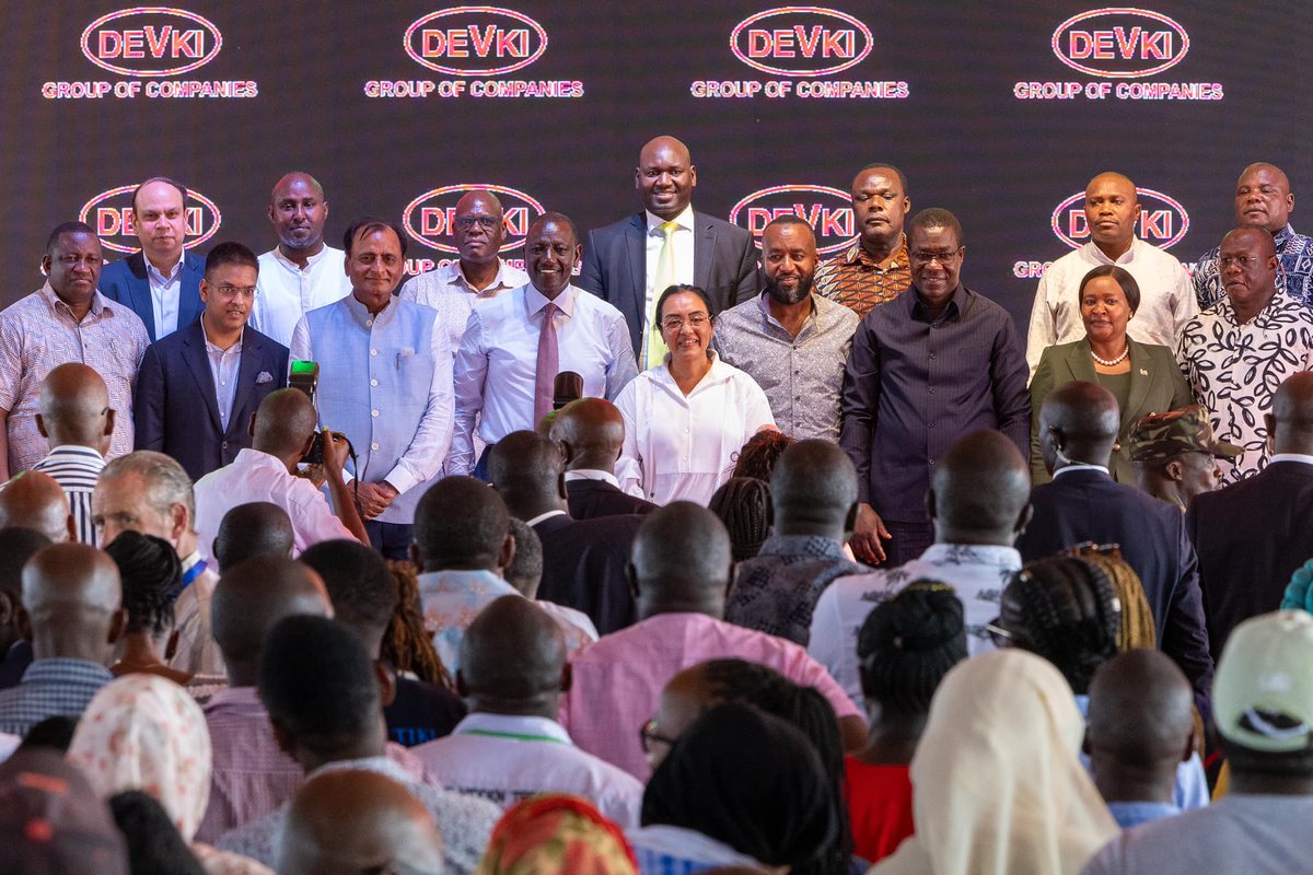 HassanAliJoho's tweet photo. Our efforts to attract increased investment in the mining sector in order to empower artisanal miners, accelerate value addition, create jobs and improve the livelihoods of local communities are gaining significant momentum and support.

Today, I had the privilege of joining H.E. the President, Dr. @WilliamsRuto as he performed the historic groundbreaking for construction of the KES 11 billion Devki Iron Ore Processing Plant at Manga in Taita Taveta County. We are also working on plans to establish a value addition plant for copper.

Also present were my Cabinet colleagues Hon. @rebecca_miano (Tourism and Wildlife), H.E. Salim Mvurya  (Investment, Trade and Industry) and  Hon. Opiyo Wandayi (Energy and Petroleum), Taita Taveta Governor H.E. Andrew Mwadime, Devki Group of Companies Chairman Narendra Raval (Guru) as well as a host of other leaders from Taita Taveta County, the wider Coast region and the country at large.