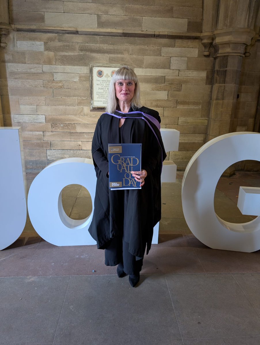maryannpreston1's tweet photo. Thank you to @UofGlasgow for such a memorable morning. Delighted to have been awarded MEd Educational Leadership. Never thought I'd make it! #wintergrad #believe https://t.co/T13a1T0LHr