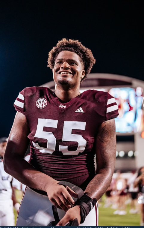 I would like to thank all of the Mississippi state fans🐶and the staff. I will be entering the transfer portal this year after getting my body right looking for the best opportunity‼️