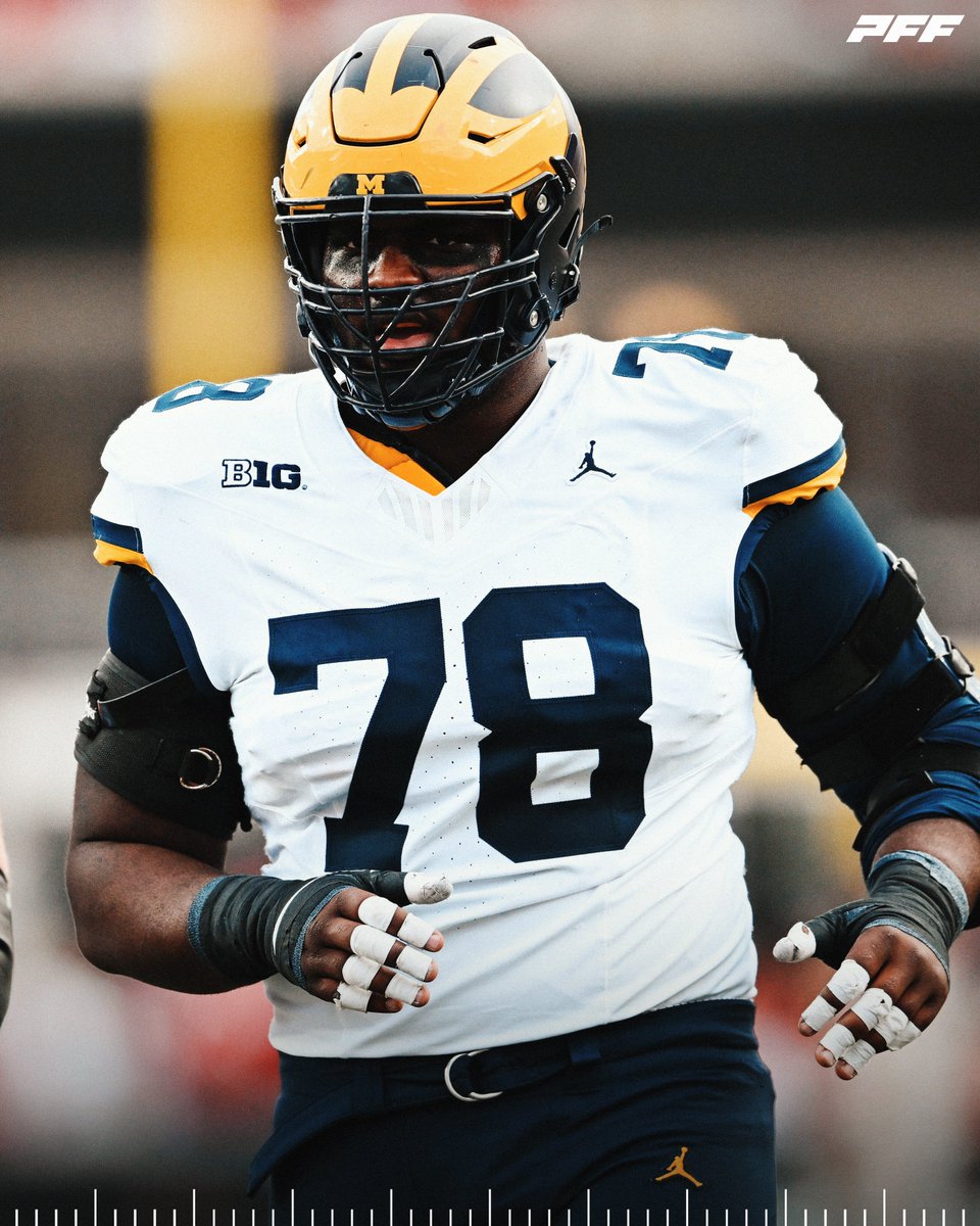 PFF College (@pff_college) on Twitter photo Highest Graded Left Tackle from Week 14:
〽️ Myles Hinton, Michigan: 83.0
<a href="/UMichFootball/">Michigan Football</a> Highest Graded Left Tackle from Week 14:
〽️ Myles Hinton, Michigan: 83.0
<a href="/UMichFootball/">Michigan Football</a>