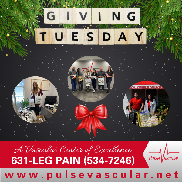 PulseVascular's tweet photo. Today, on #GivingTuesday, we’re reminded of the importance of giving back to our #community and supporting causes that promote health &amp; well-being. At #pulsevascular, we’re passionate about helping people live healthier lives. https://t.co/HsdWrs6NeI